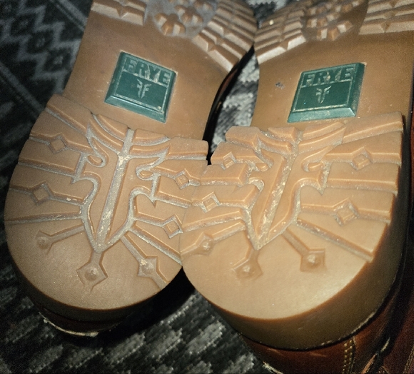 Frye Brown Leather Mens Boots - Picture 13 of 14